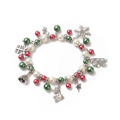 Luxury Christmas Charm Bracelet