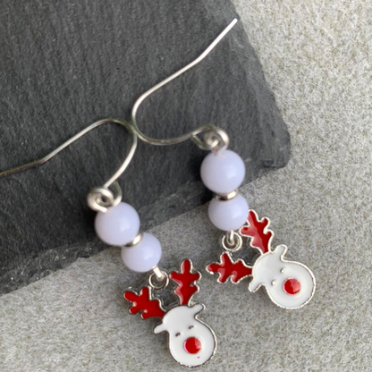 Rudolph Christmas Earrings