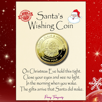 Christmas Eve Santa's Wish Coin