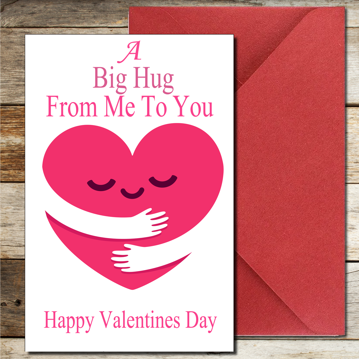 Big Hug Valentines Day Card