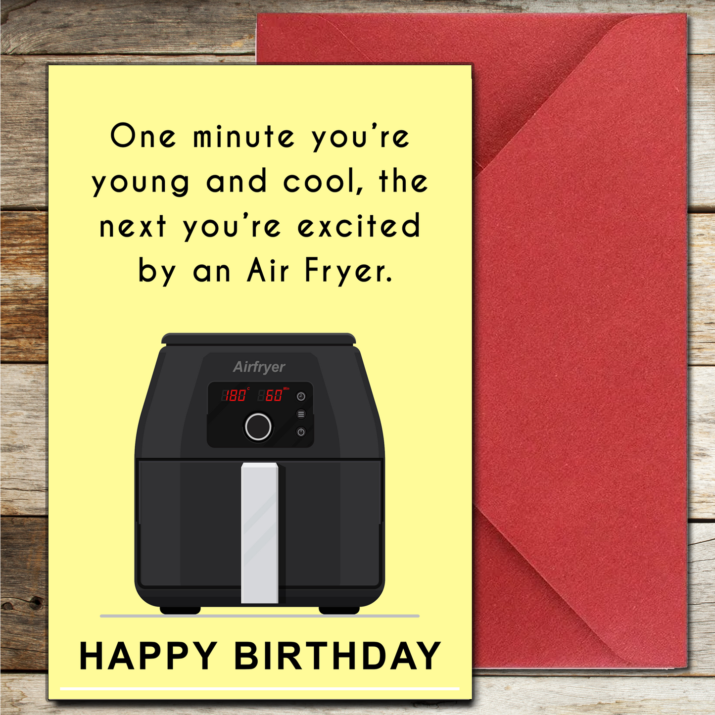 Airfryer Birthday Card