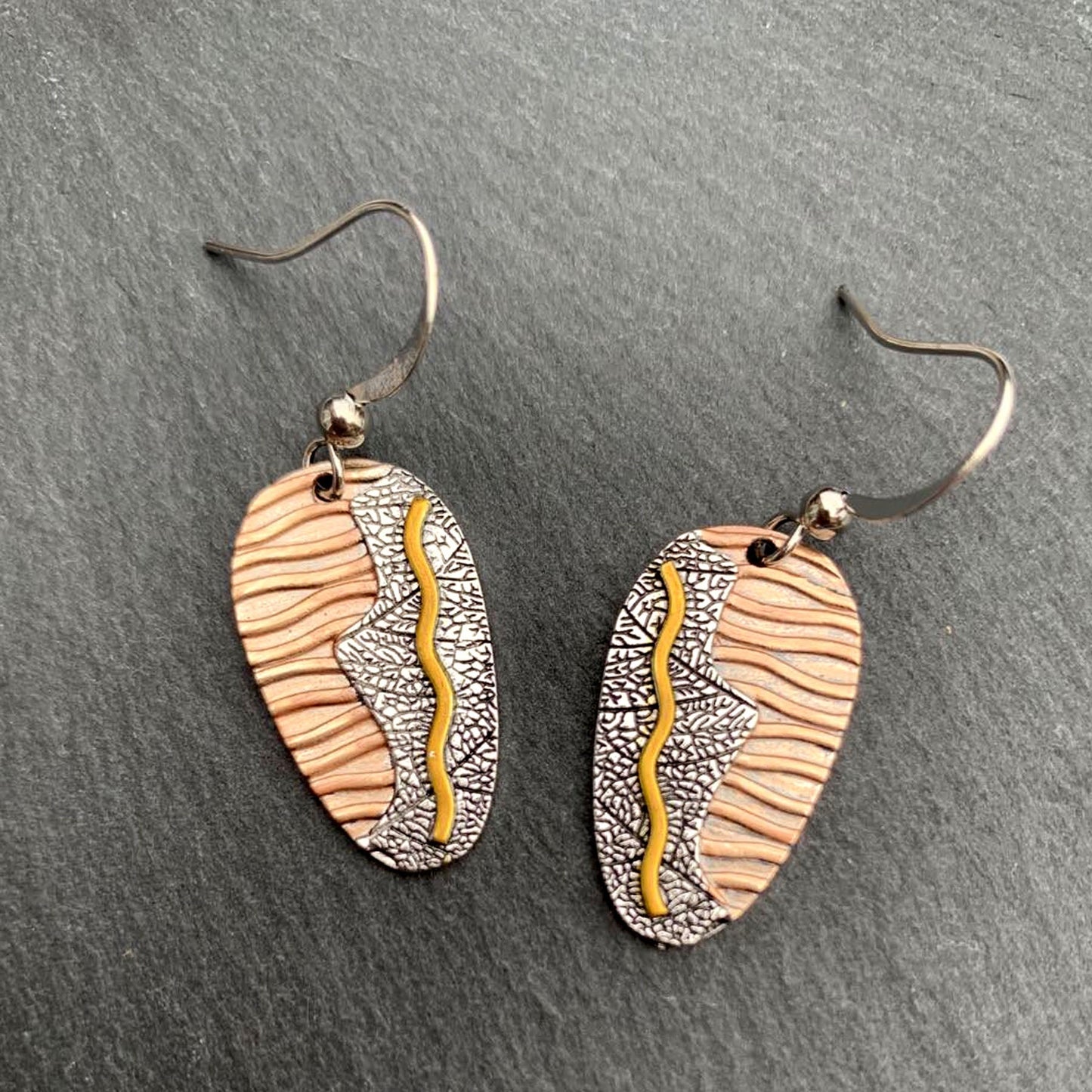 Boho Oval Drop Earrings