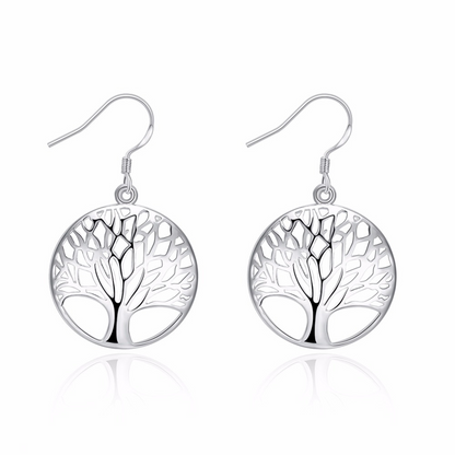 Retro Tree Of Life Earrings