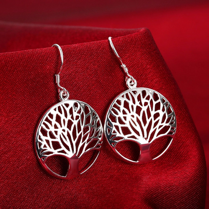 Retro Tree Of Life Earrings