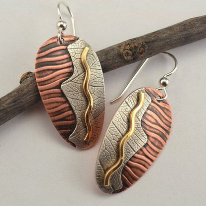 Boho Oval Drop Earrings