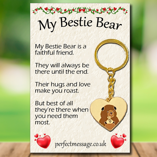 Bestie Bear Keyring