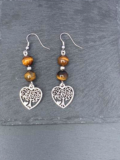 Boho Heart Earring