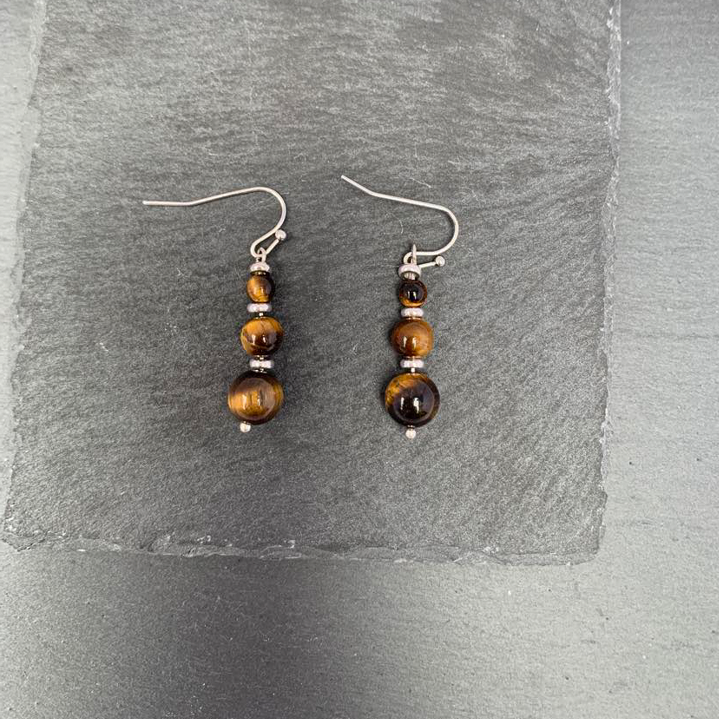 Aztec 3 Bead Earrings