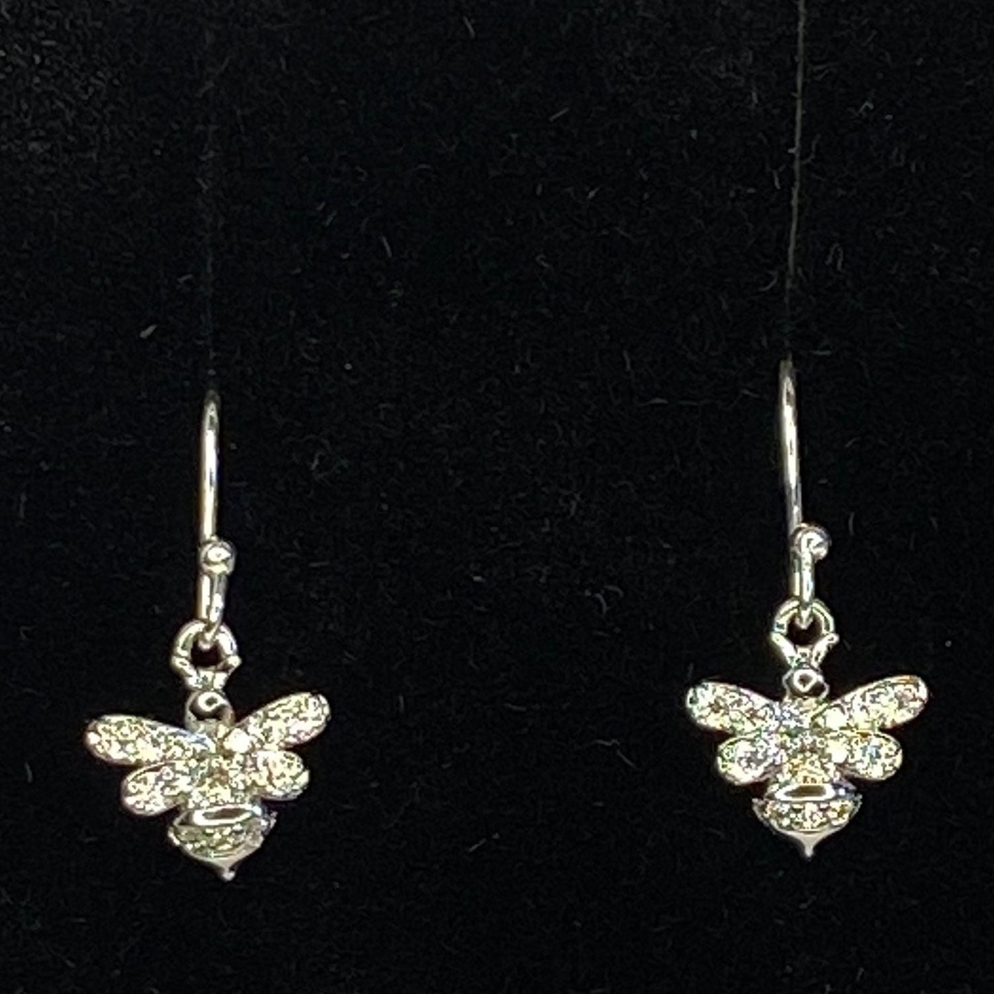 Stunning Cubic Zirconia Bee Earrings