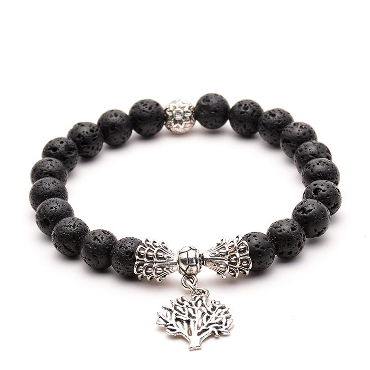 Natural Lava Volcanic Stone Bracelet