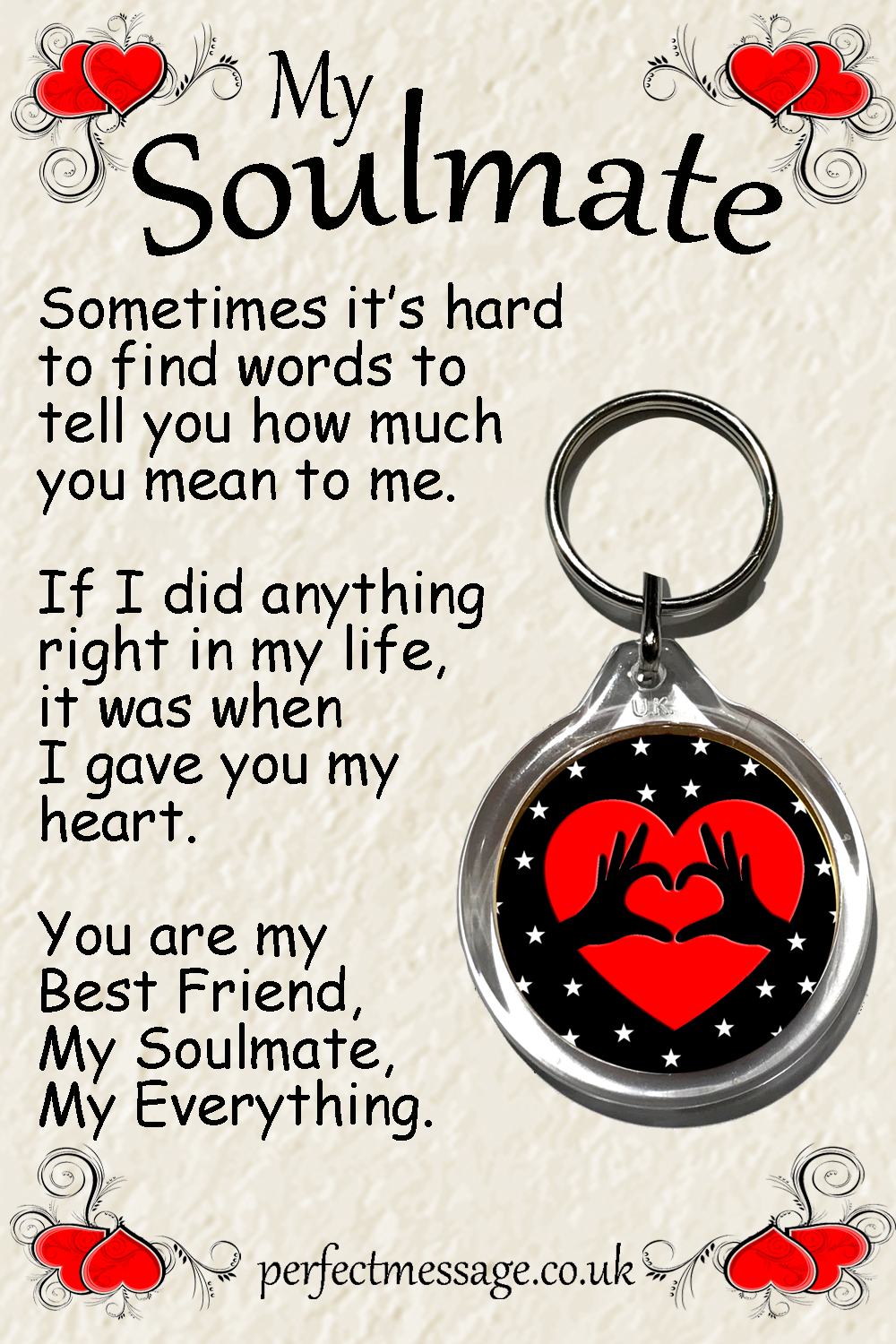 My Soulmate Keyring