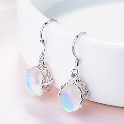 Moonstone Drop Earrings