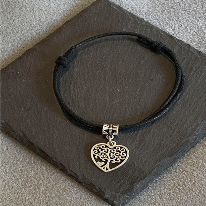 Tree of Life Heart Bracelet