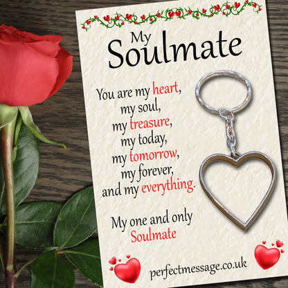 Perfect Soulmate Gift Keyring