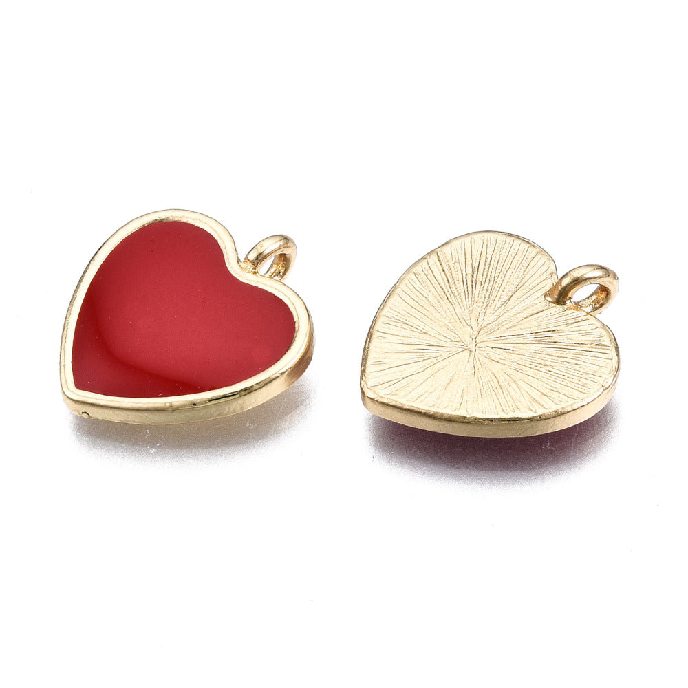 Classic Red Heart Earring