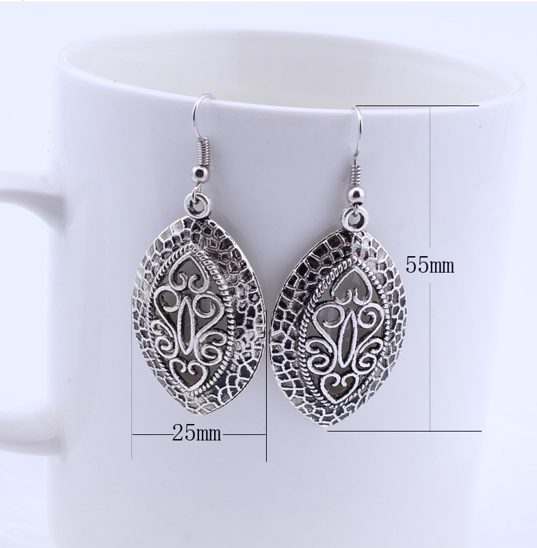 Bohemian Tibetan  Silver Earrings