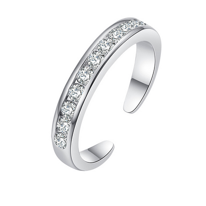 Sparkling Crystal Toe Ring